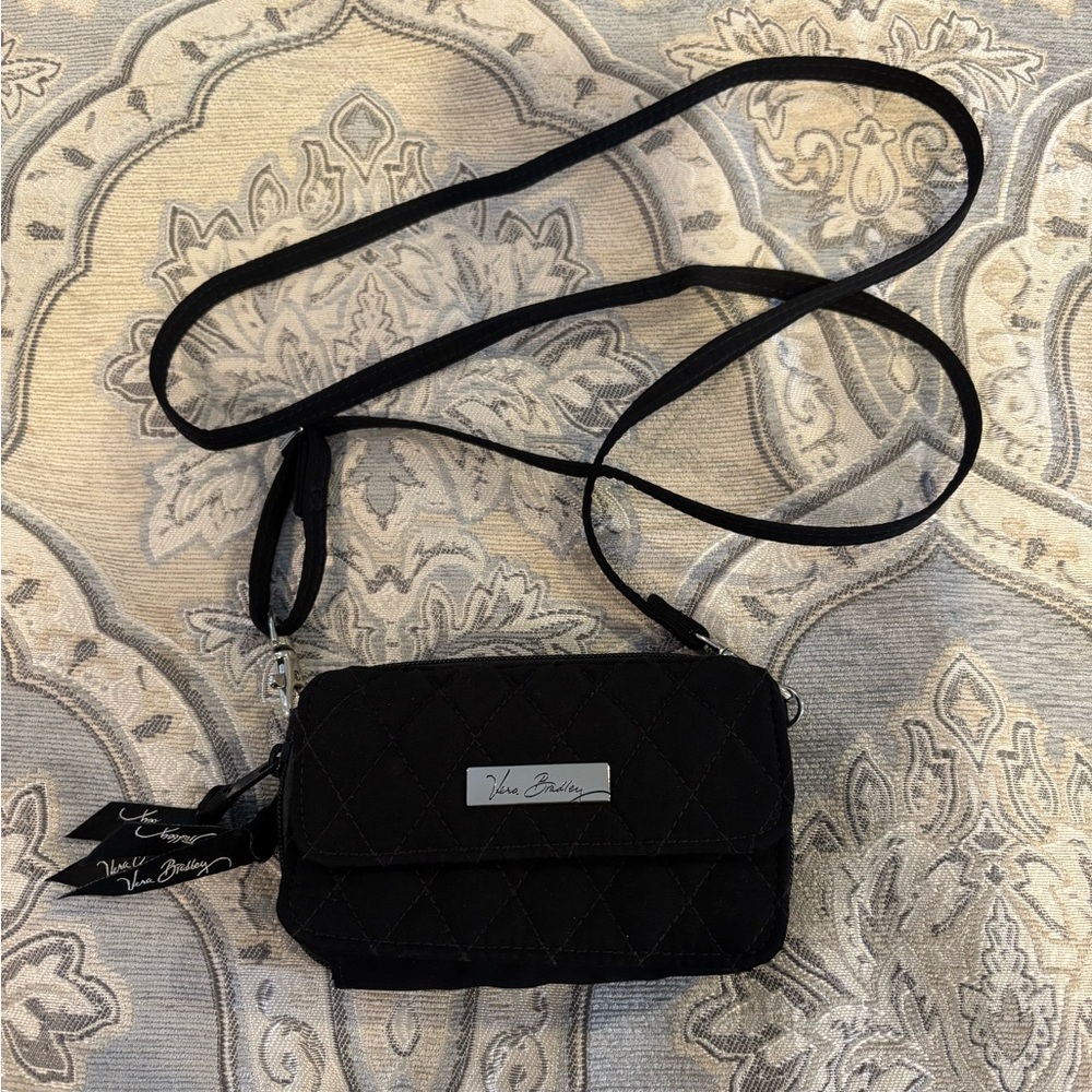 Vera Bradley Black Quilted Crossbody